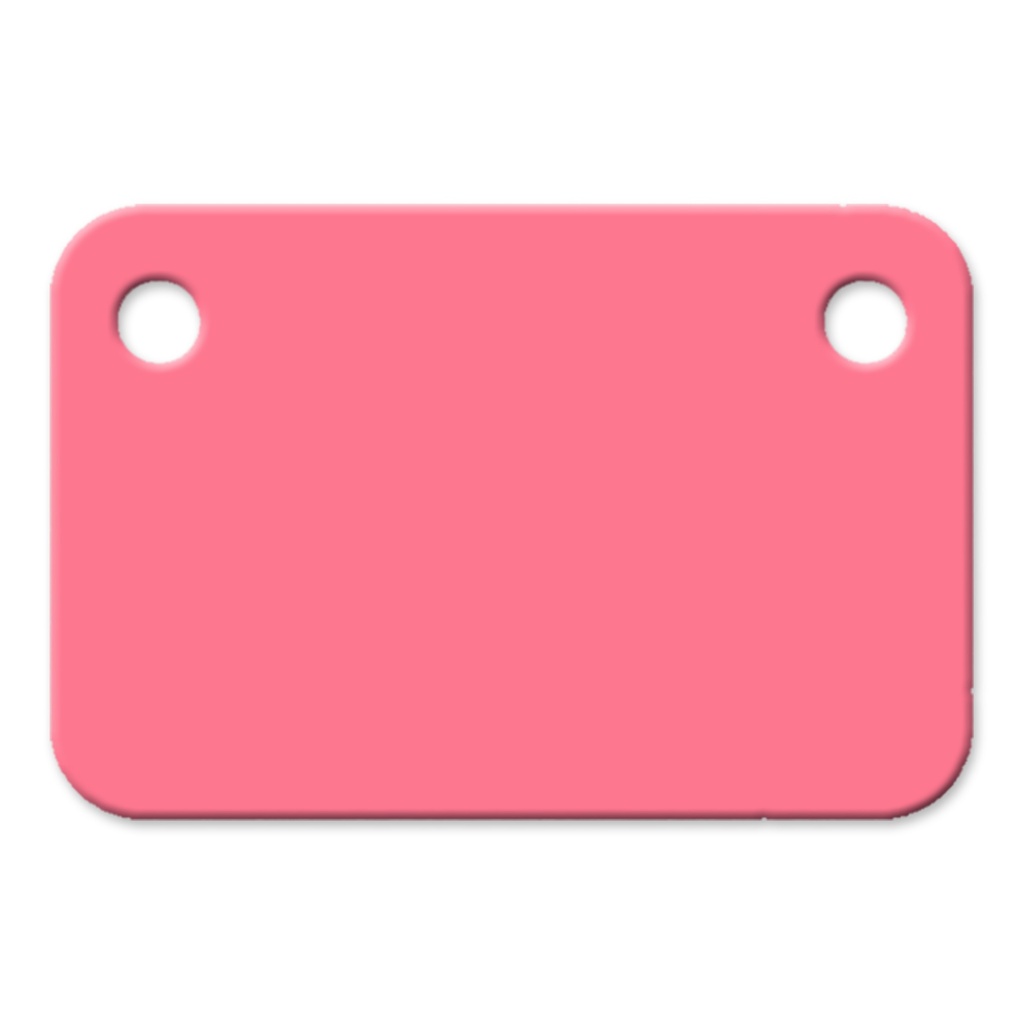 LOPETTU! INTERLOCK PTL TIE-ON TAGS,PINK