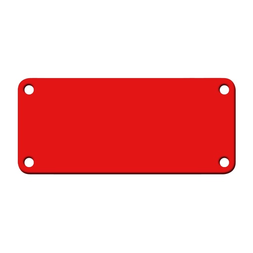 [726-02255] INTERLOCK PTL TIE-ON TAGS, PUNAINEN